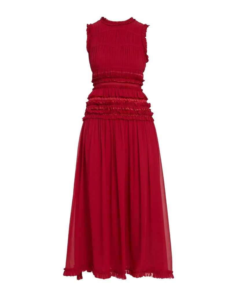 Ulla Johnson Etta Sleeveless Silk Maxi Dress | Image 1 Ulla Johnson Etta Sleeveless Silk Maxi Dress | Image 1