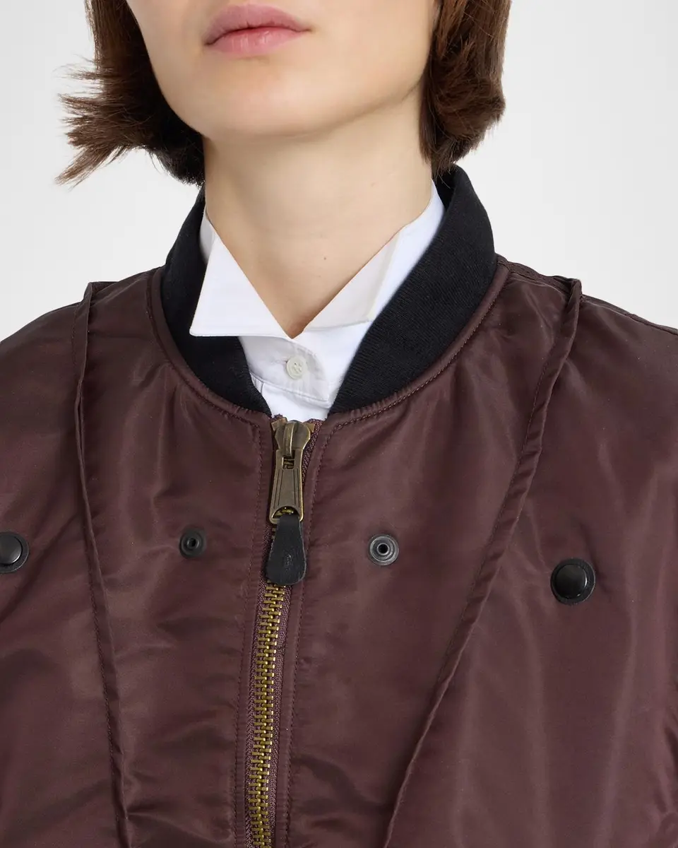 MM6 MAISON MARGIELA Reversible Bomber Jacket | Thumbnail 5 MM6 MAISON MARGIELA Reversible Bomber Jacket | Thumbnail 5
