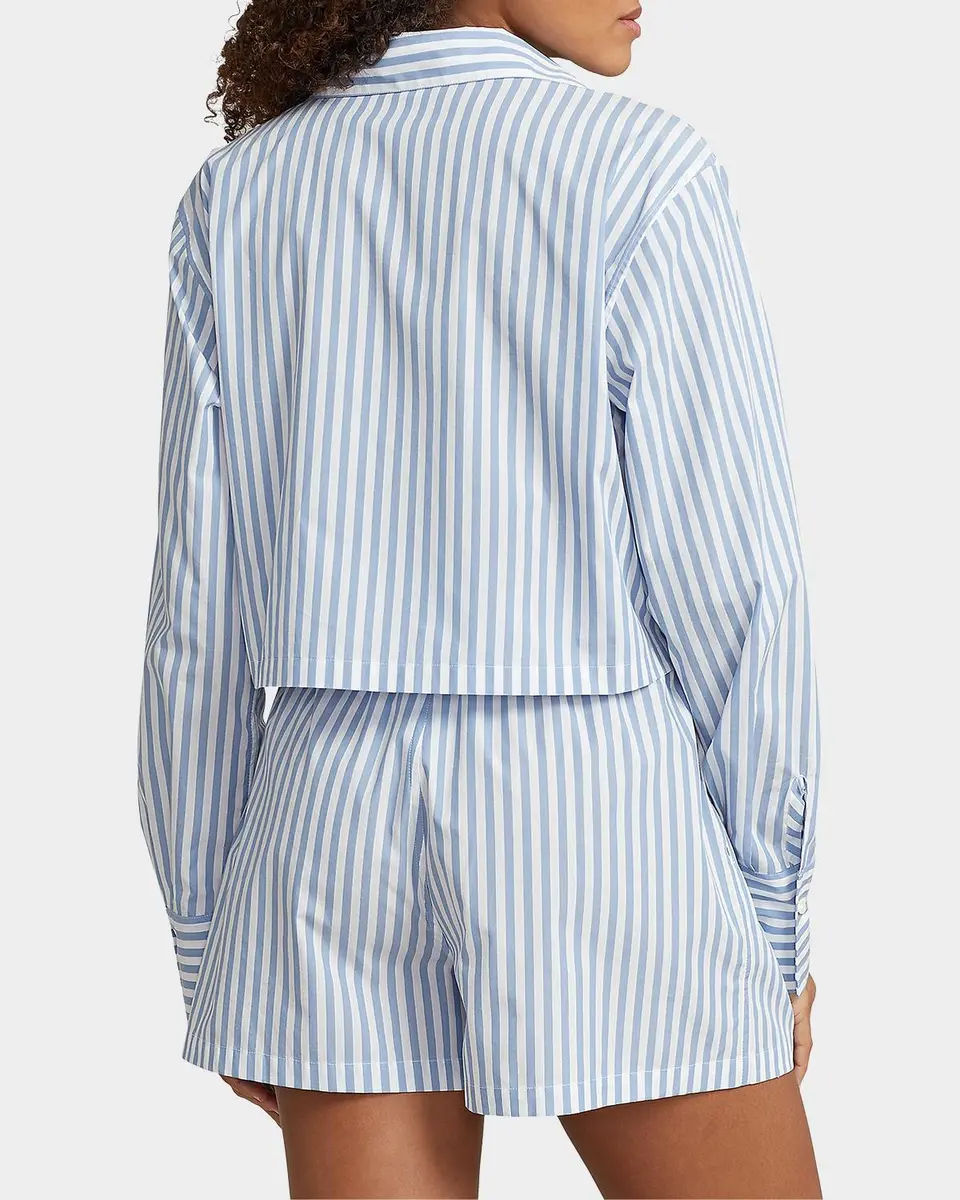 Polo Ralph Lauren The Paige Cotton Poplin Pajama Set | Thumbnail 3 Polo Ralph Lauren The Paige Cotton Poplin Pajama Set | Thumbnail 3