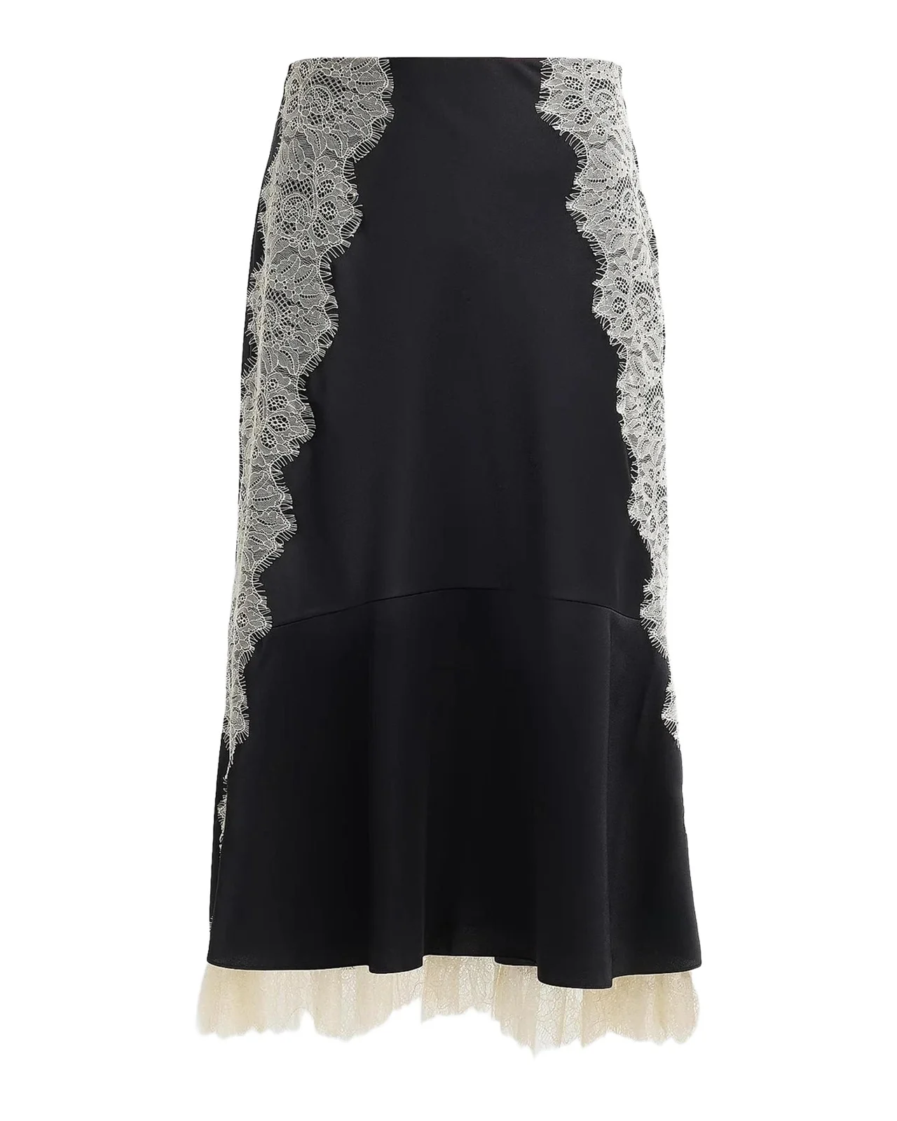Esme Lace Satin Liore Midi Skirt Esme Lace Satin Liore Midi Skirt