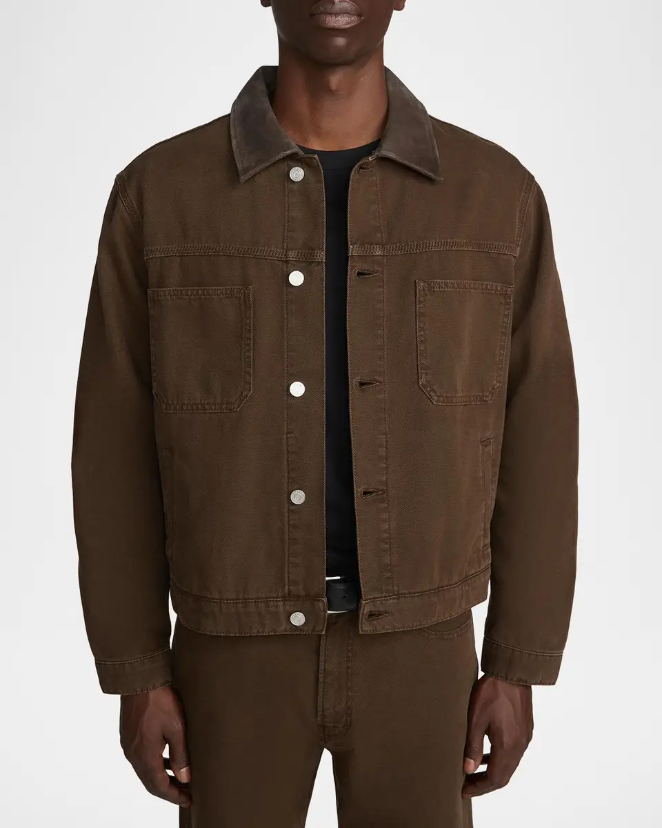 Frame Men's Canvas Utility Jacket | Thumbnail 4 Frame Men's Canvas Utility Jacket | Thumbnail 4