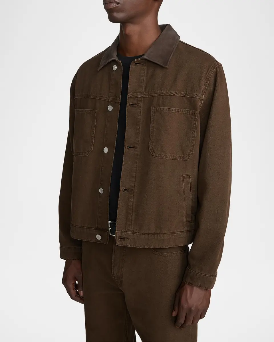 Frame Men's Canvas Utility Jacket | Thumbnail 6 Frame Men's Canvas Utility Jacket | Thumbnail 6
