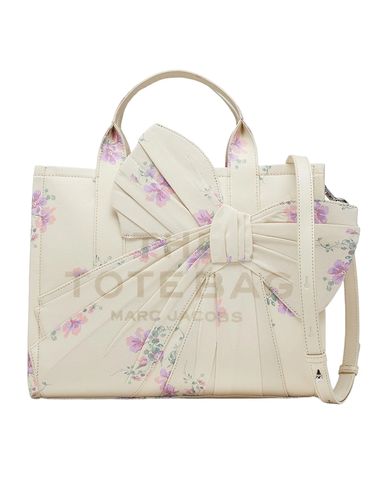 Marc Jacobs Floral Canvas Medium Tote Bag