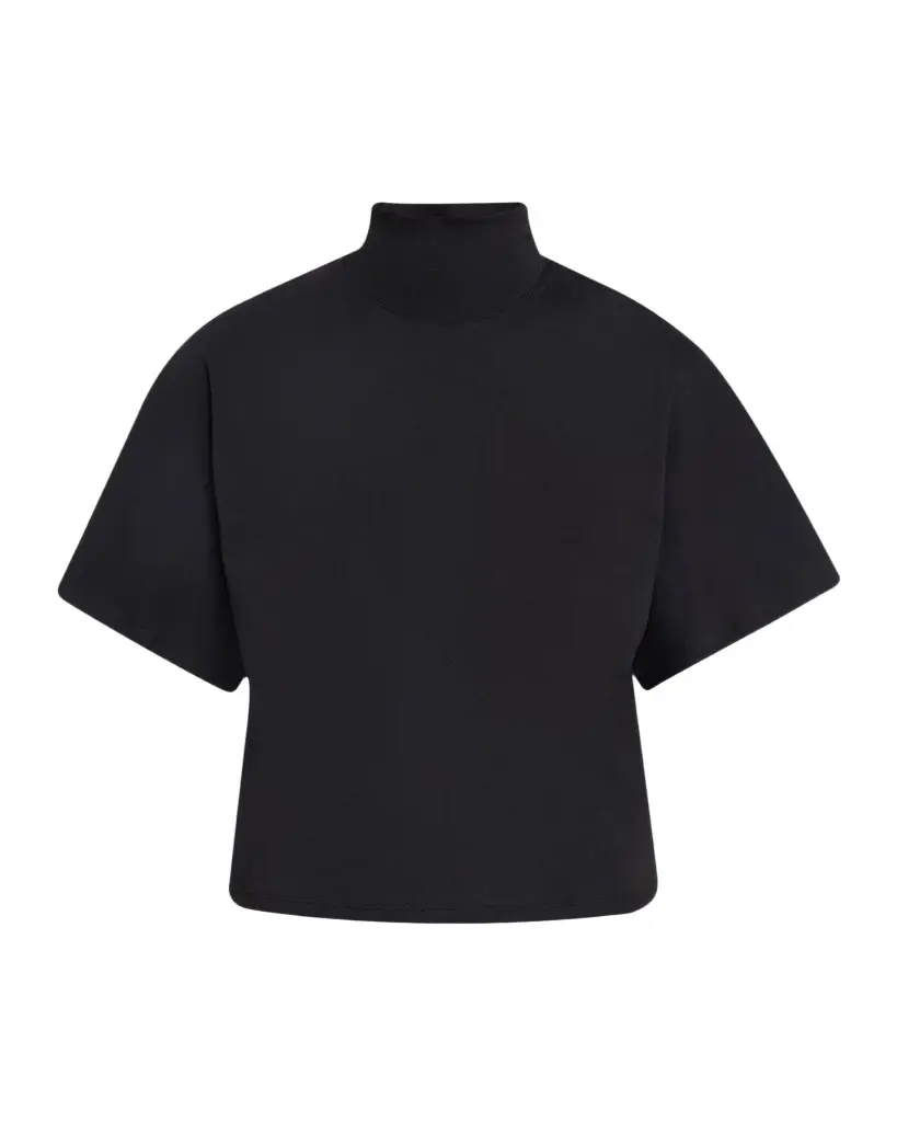 MAJESTIC FILATURES Mock-Neck Supima Cotton Shirt