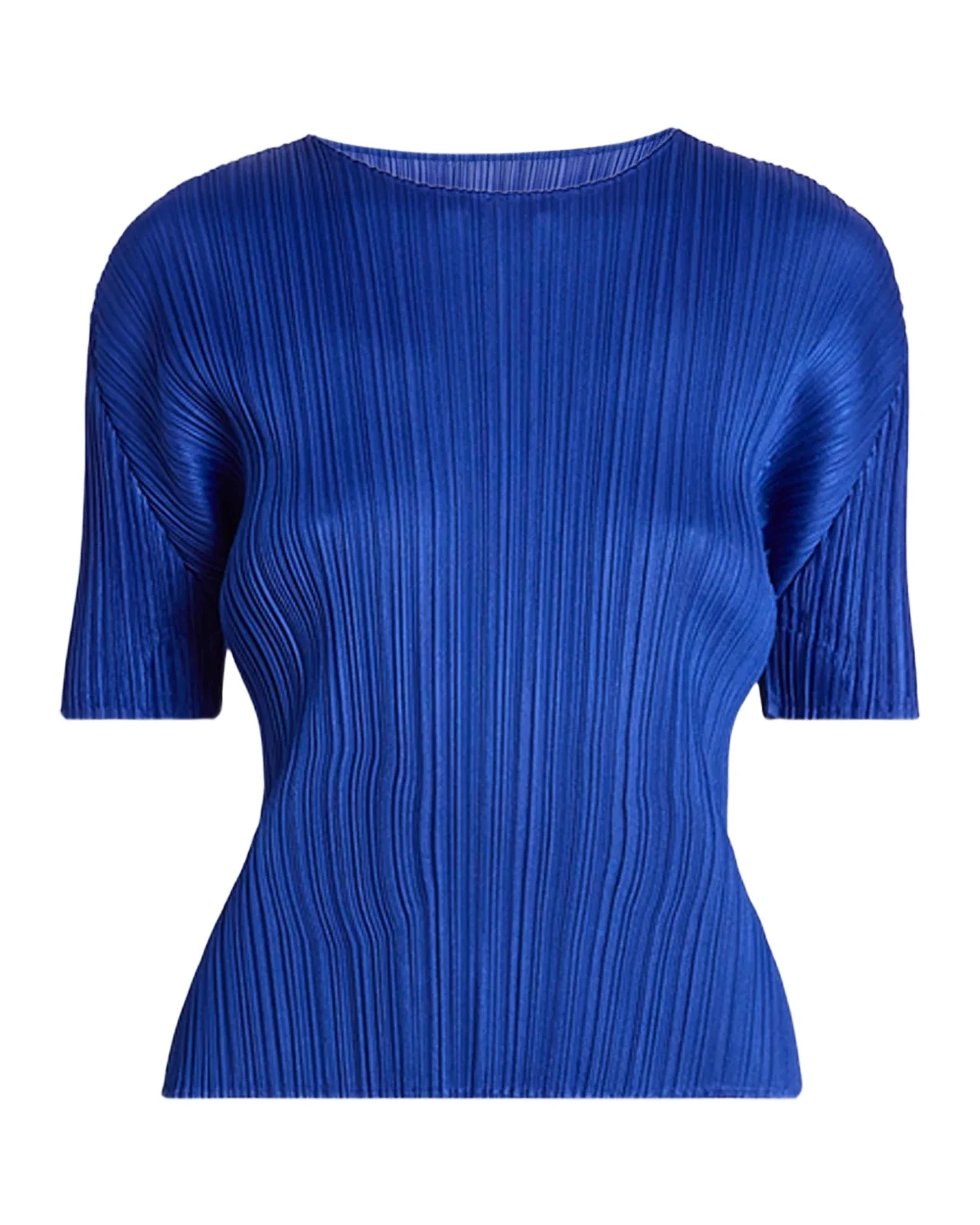 Monthly Colors: July Short-Sleeve Pleats Top Monthly Colors: July Short-Sleeve Pleats Top