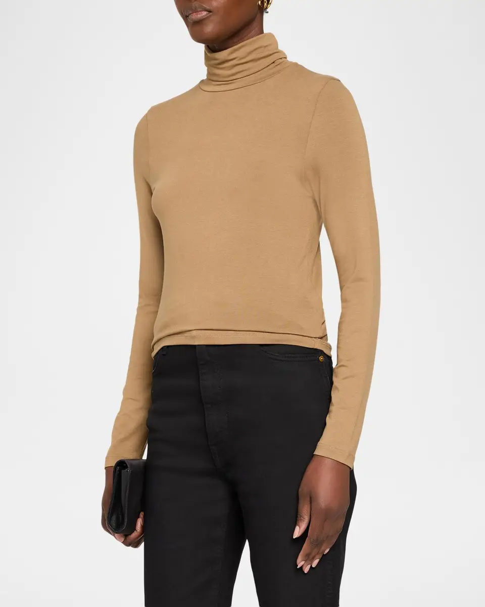MAJESTIC FILATURES Soft Touch Long-Sleeve Turtleneck | Thumbnail 4 MAJESTIC FILATURES Soft Touch Long-Sleeve Turtleneck | Thumbnail 4