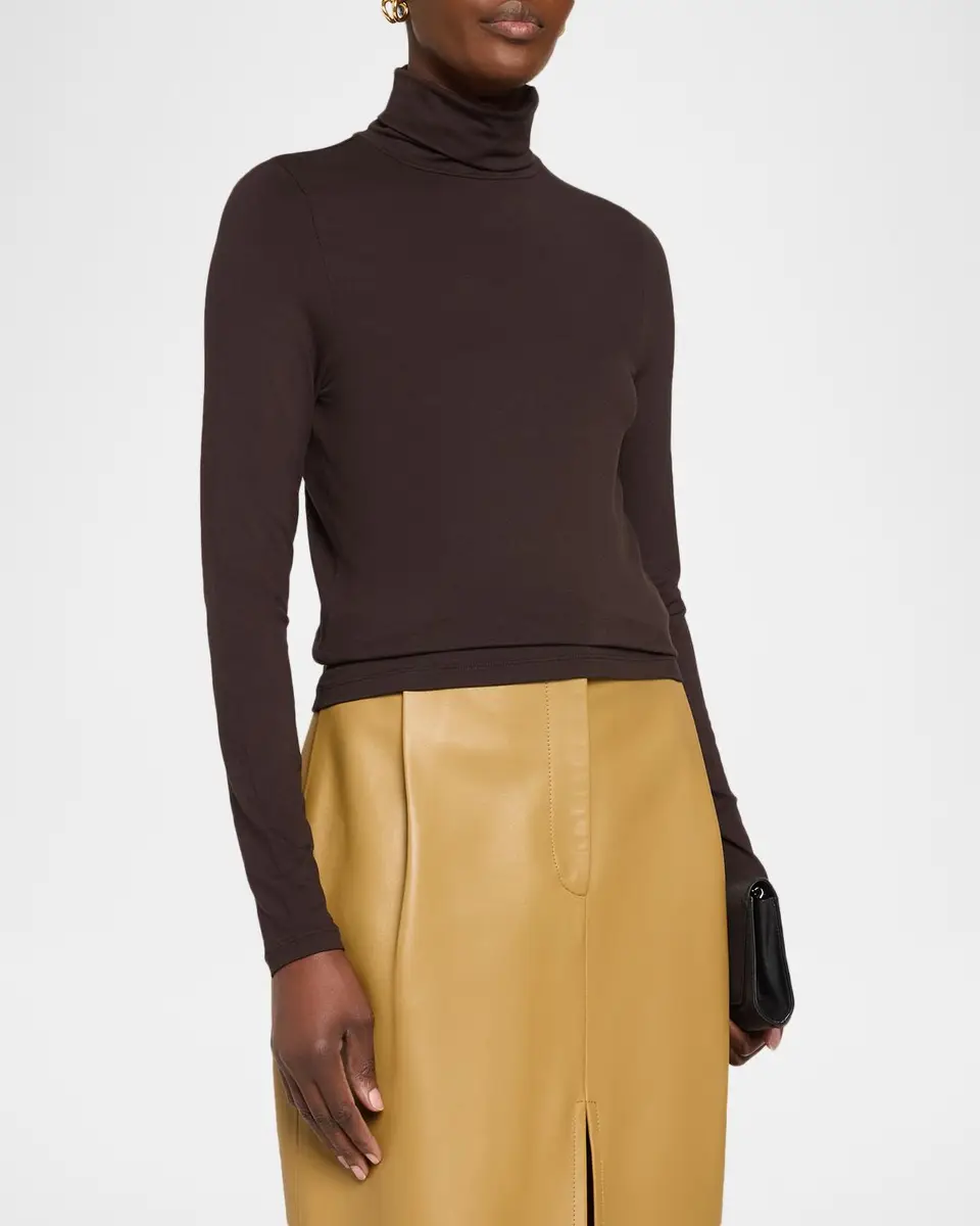 MAJESTIC FILATURES Soft Touch Long-Sleeve Turtleneck | Thumbnail 4 MAJESTIC FILATURES Soft Touch Long-Sleeve Turtleneck | Thumbnail 4