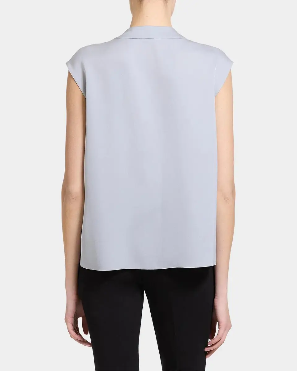 Theory Pleated Silk Top | Thumbnail 3 Theory Pleated Silk Top | Thumbnail 3