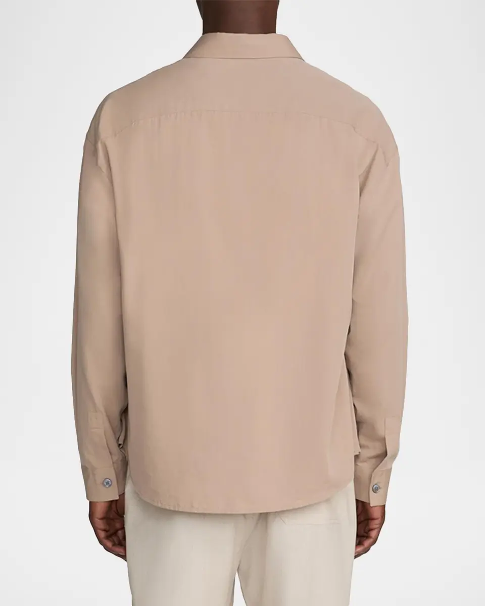 Frame Men's Cotton-Lyocell Button-Down Shirt | Thumbnail 3 Frame Men's Cotton-Lyocell Button-Down Shirt | Thumbnail 3