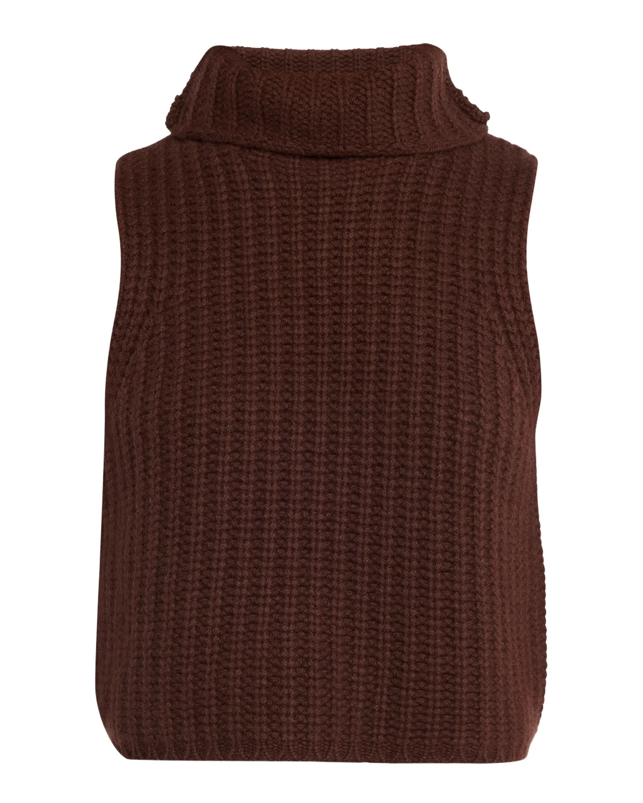 Sablyn Saige Cropped Cashmere Turtleneck Sweater Vest