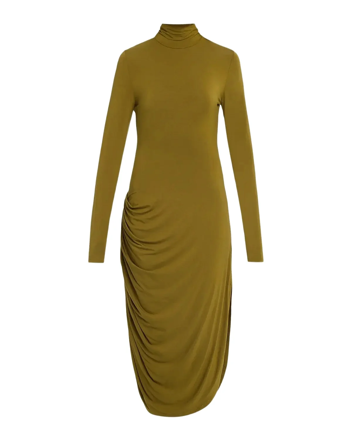 Imogen Draped Turtleneck Dress Imogen Draped Turtleneck Dress
