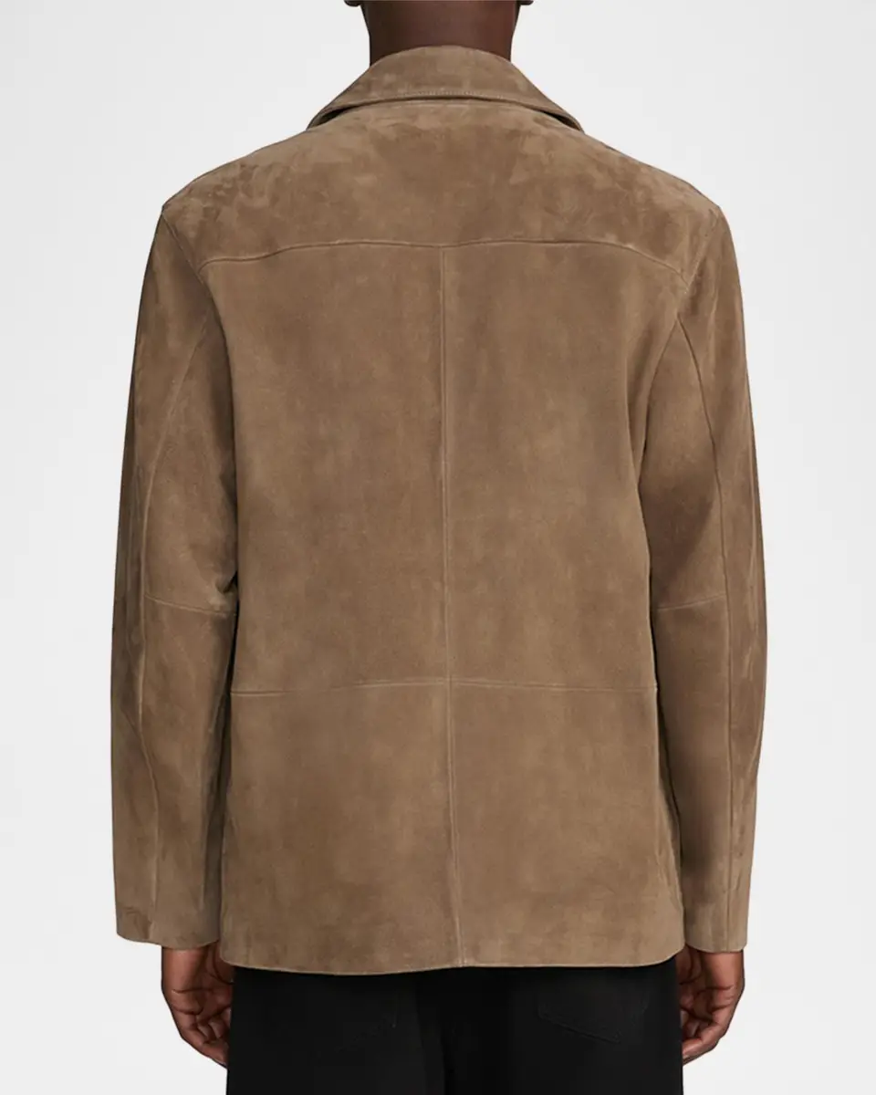 Frame Men's Suede Single-Breasted Blazer | Thumbnail 3 Frame Men's Suede Single-Breasted Blazer | Thumbnail 3