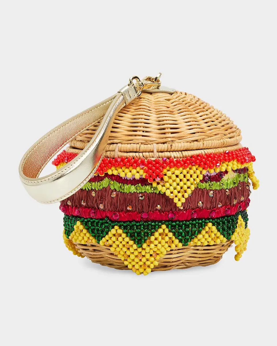 Judith Leiber Couture Deluxe Cheeseburger Basket Wristlet Bag | Thumbnail 2