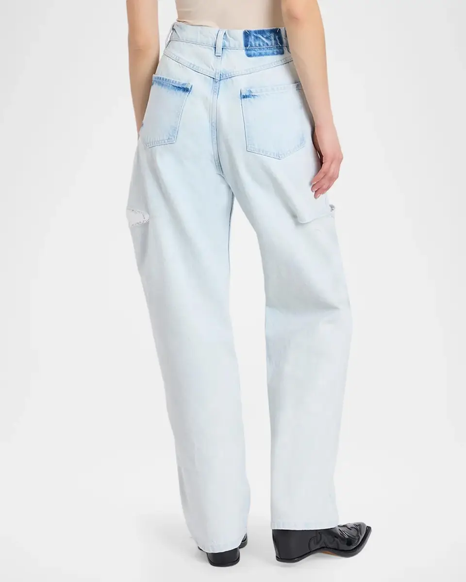 MM6 MAISON MARGIELA Cutout Straight-Leg Jeans | Thumbnail 3 MM6 MAISON MARGIELA Cutout Straight-Leg Jeans | Thumbnail 3