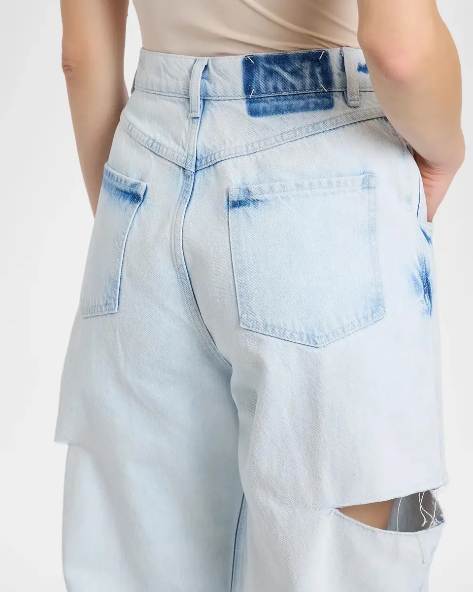 MM6 MAISON MARGIELA Cutout Straight-Leg Jeans | Thumbnail 5 MM6 MAISON MARGIELA Cutout Straight-Leg Jeans | Thumbnail 5