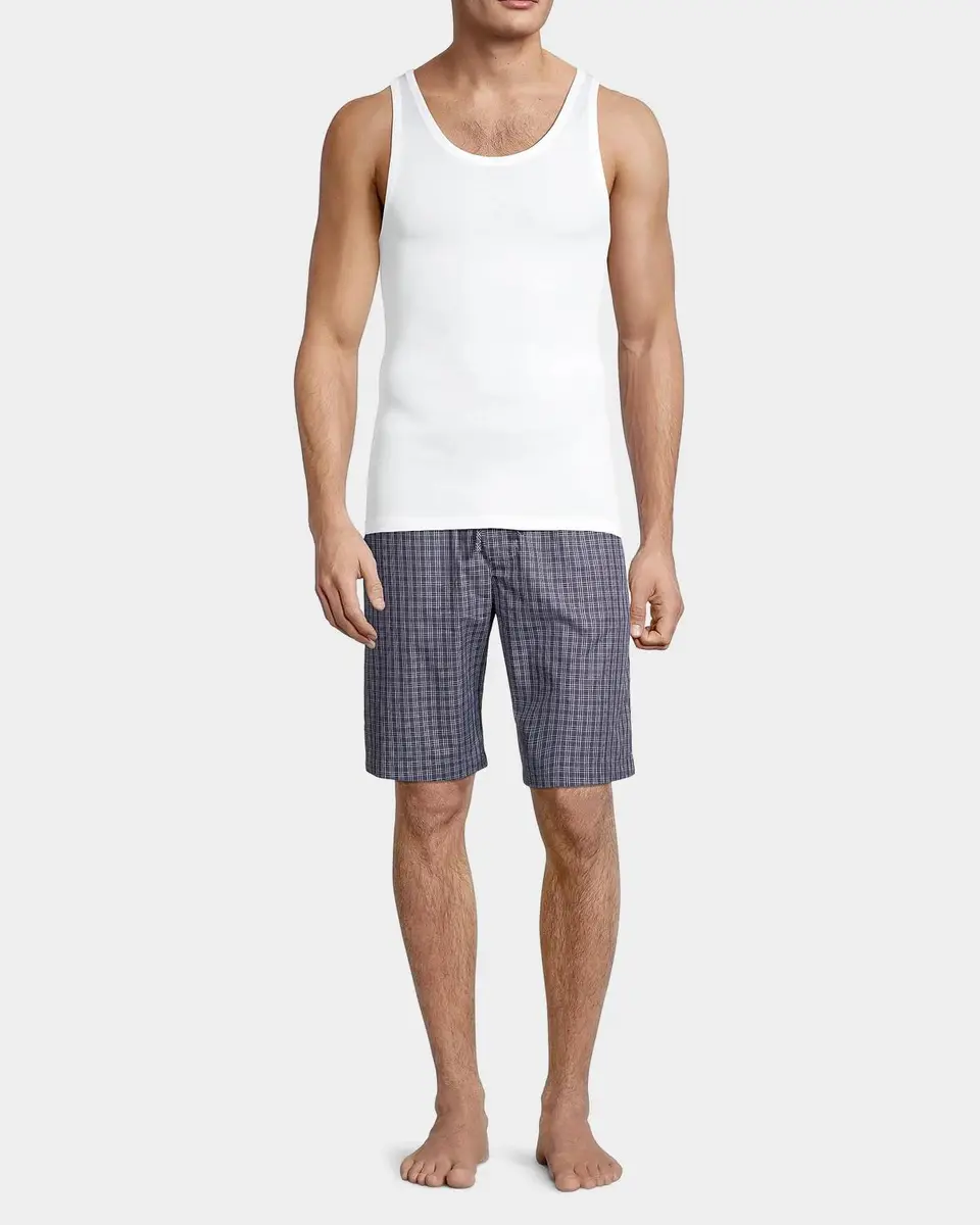 Hanro Men's Night & Day Woven Drawstring Shorts | Thumbnail 2 Hanro Men's Night & Day Woven Drawstring Shorts | Thumbnail 2