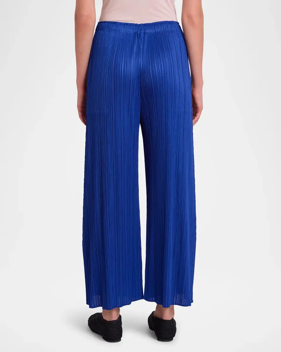 Issey Miyake Monthly Colors: July Pleated Wide-Leg Crop Pants | Thumbnail 3 Issey Miyake Monthly Colors: July Pleated Wide-Leg Crop Pants | Thumbnail 3