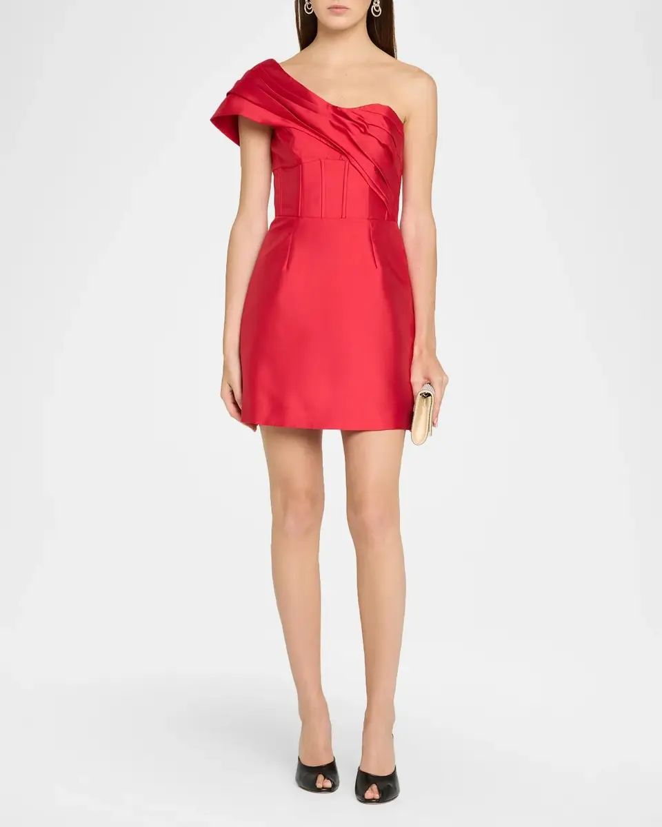 Rebecca Vallance Esmeralda One-Shoulder Mini Dress | Thumbnail 2 Rebecca Vallance Esmeralda One-Shoulder Mini Dress | Thumbnail 2