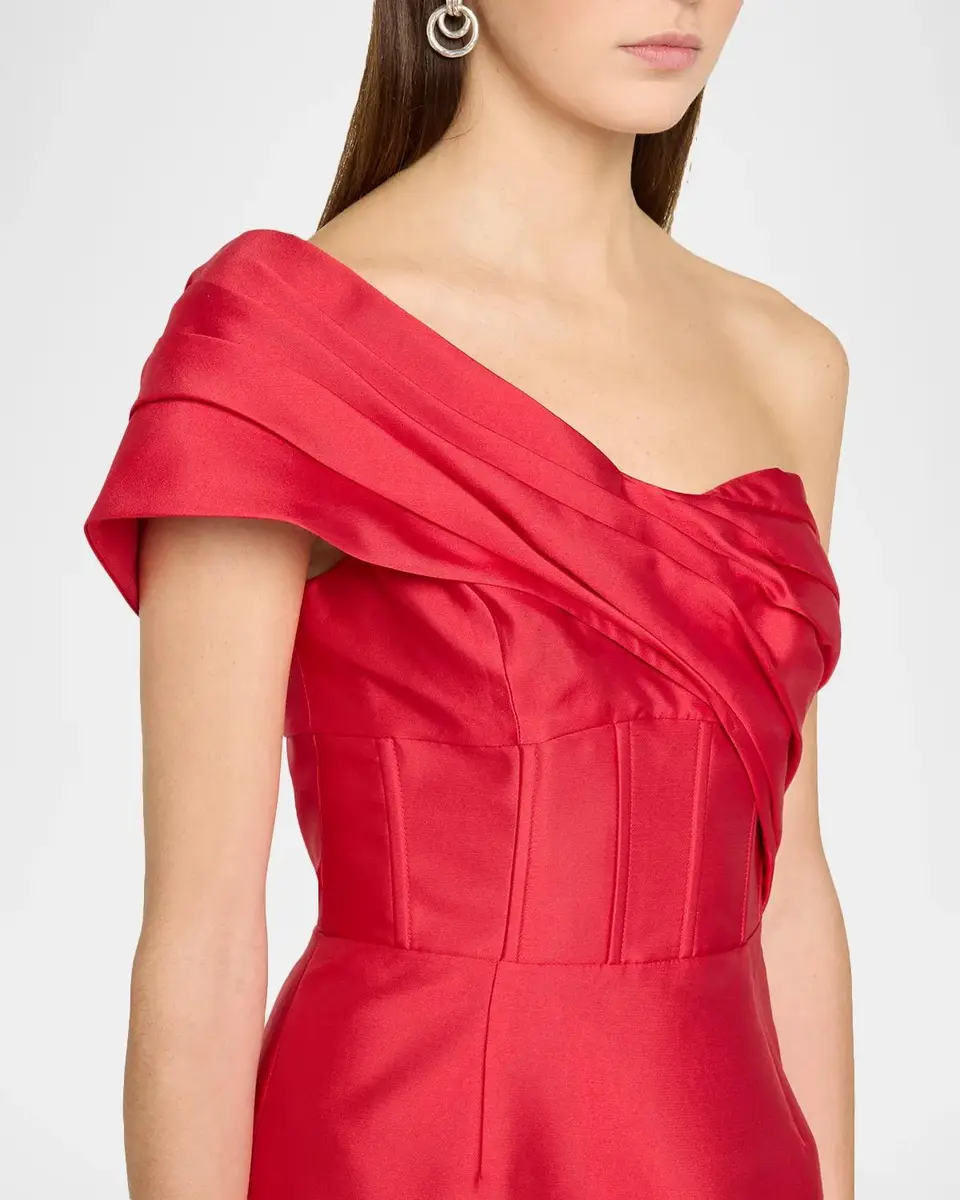 Rebecca Vallance Esmeralda One-Shoulder Mini Dress | Thumbnail 5 Rebecca Vallance Esmeralda One-Shoulder Mini Dress | Thumbnail 5