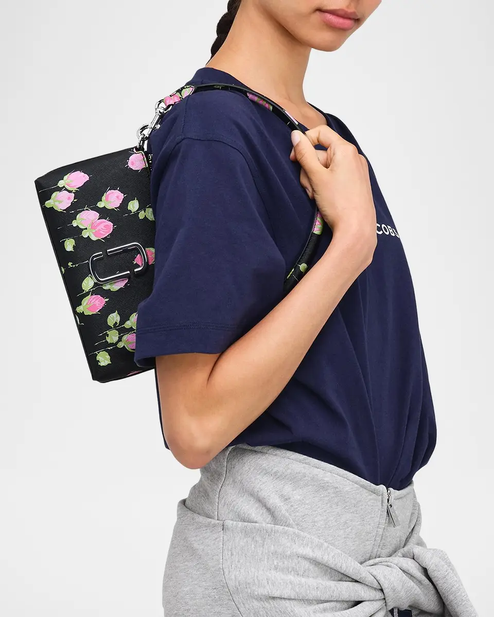 Marc Jacobs The Pochette Snapshot Floral Convertible Leather Shoulder Bag | Thumbnail 2