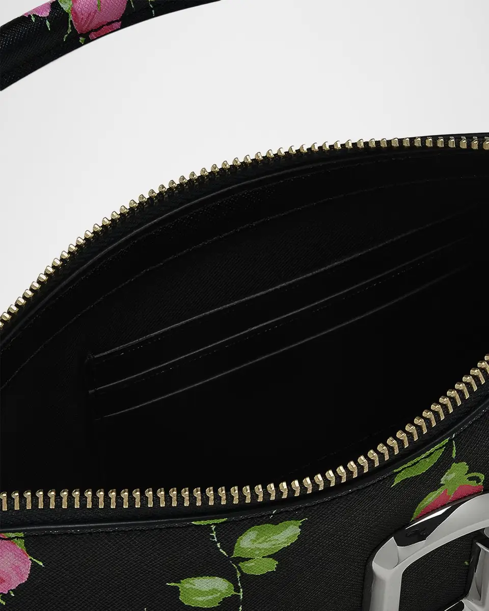 Marc Jacobs The Pochette Snapshot Floral Convertible Leather Shoulder Bag | Thumbnail 3