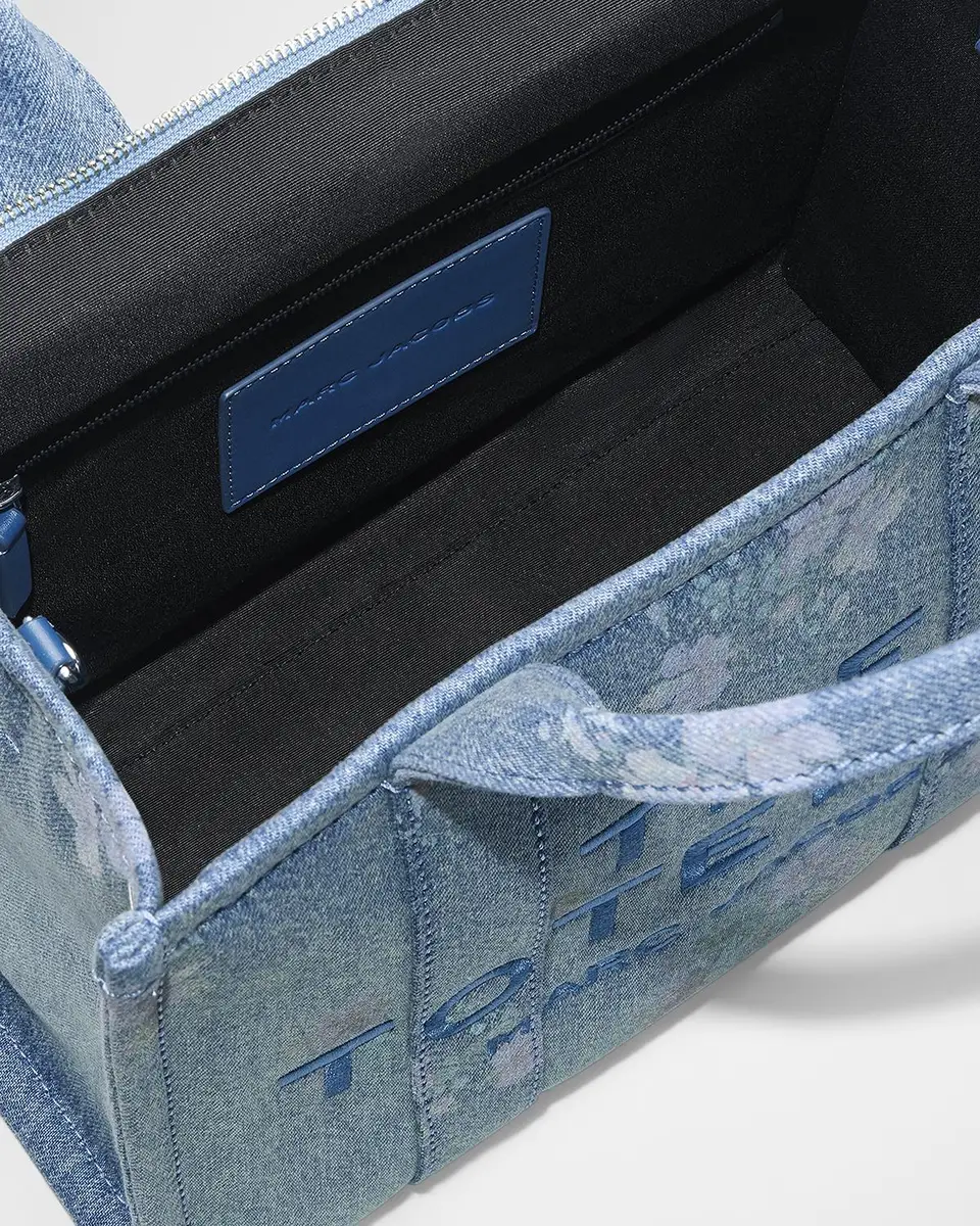 Marc Jacobs The Medium Antique Floral Denim Tote Bag | Thumbnail 3