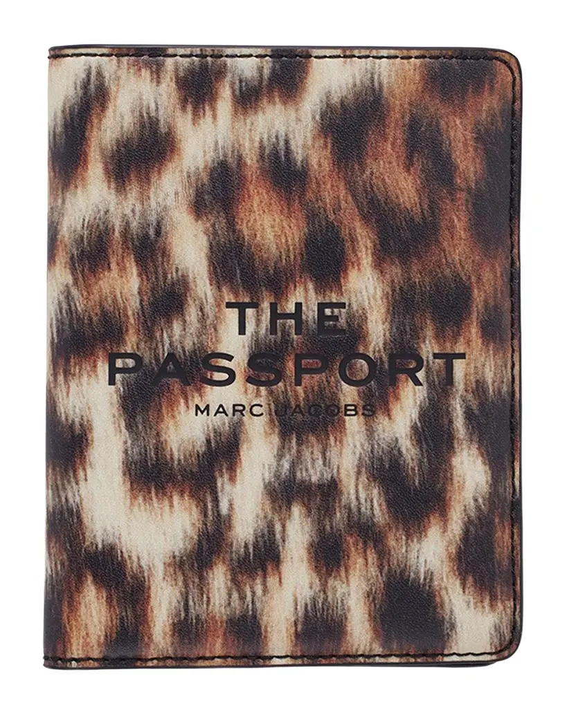Marc Jacobs Leopard-Print Leather Passport Case | Image 1 Marc Jacobs Leopard-Print Leather Passport Case | Image 1