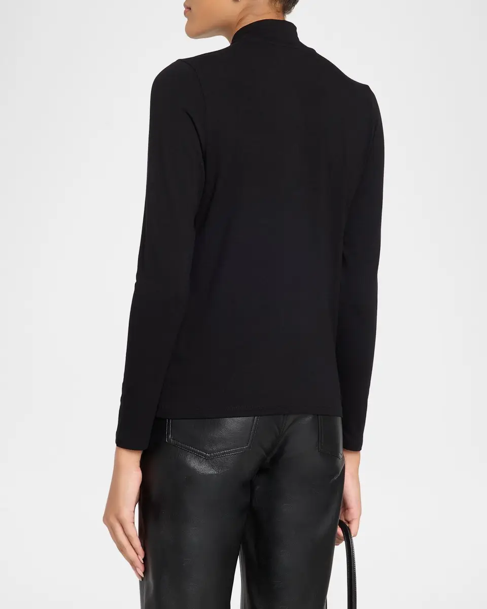 MAJESTIC FILATURES Soft Touch Twist-Front Keyhole Cutout Top | Thumbnail 3 MAJESTIC FILATURES Soft Touch Twist-Front Keyhole Cutout Top | Thumbnail 3