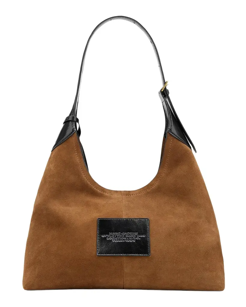 Marc Jacobs Suede Belted Sack Bag | Image 1 Marc Jacobs Suede Belted Sack Bag | Image 1