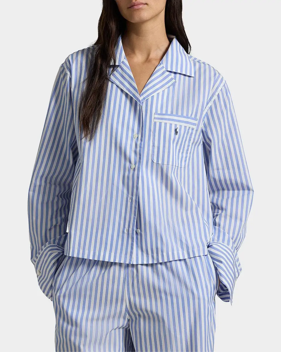 Polo Ralph Lauren The Bailey Cotton Poplin Pajama Set | Thumbnail 4 Polo Ralph Lauren The Bailey Cotton Poplin Pajama Set | Thumbnail 4