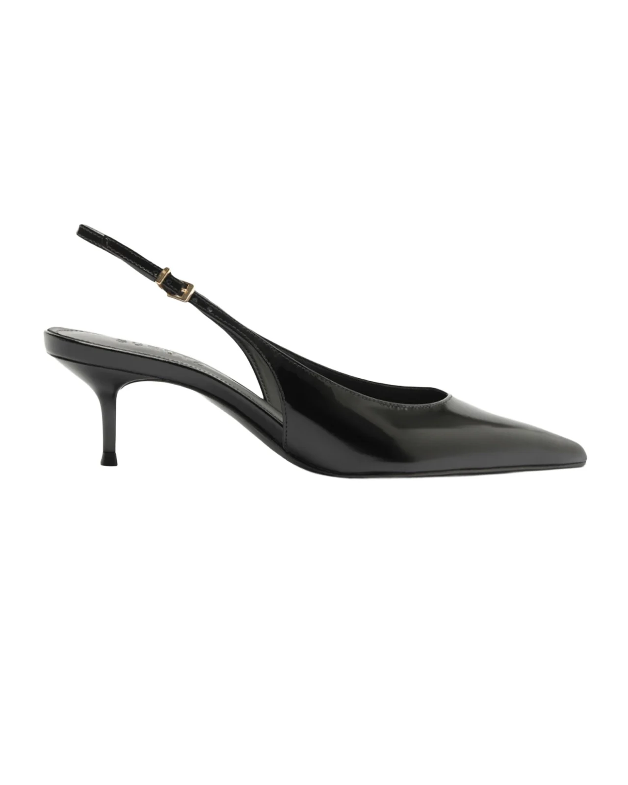 Paola 65MM Patent Leather Slingback Pumps Paola 65MM Patent Leather Slingback Pumps