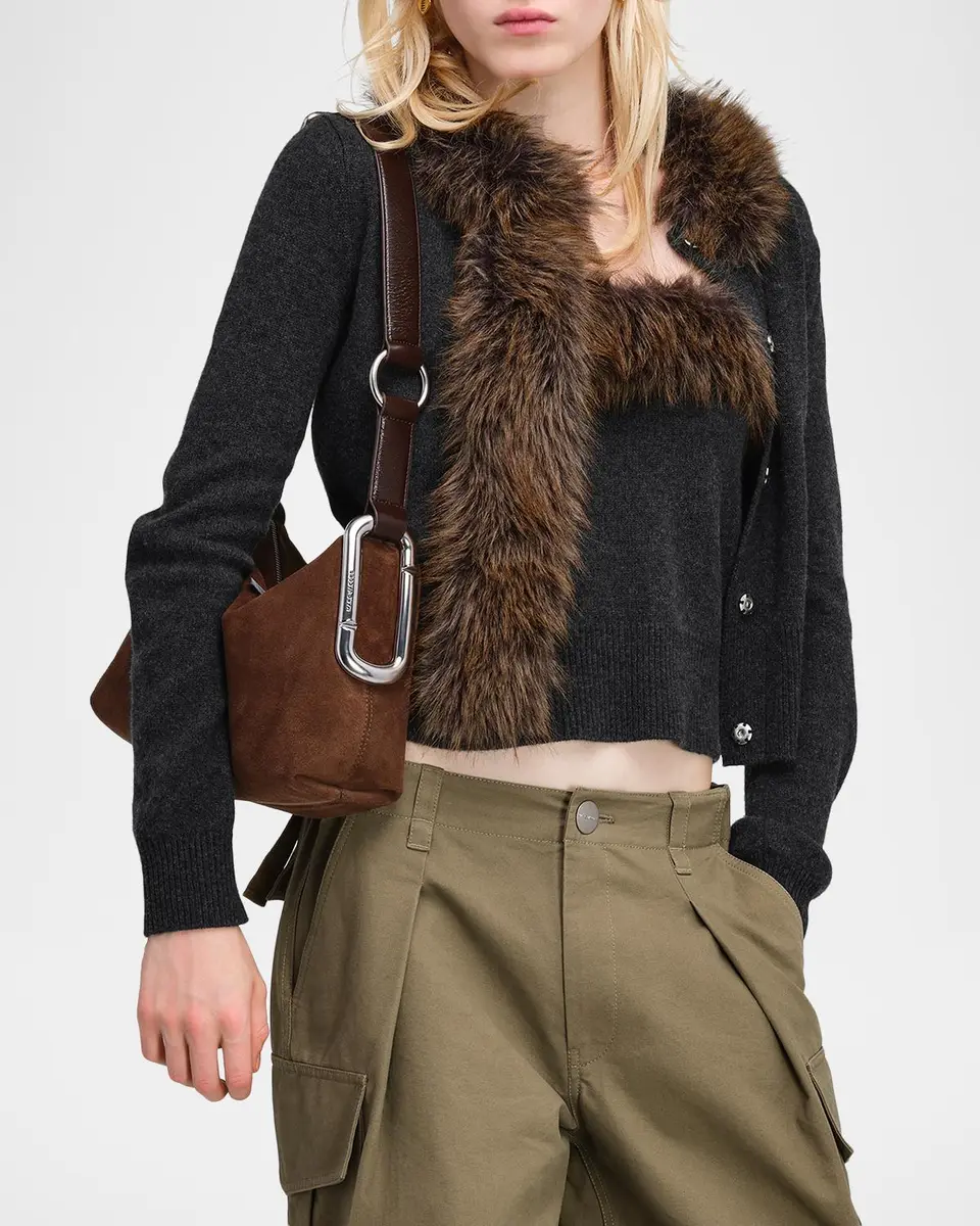Marc Jacobs Scene Medium Suede Shoulder Bag | Thumbnail 2 Marc Jacobs Scene Medium Suede Shoulder Bag | Thumbnail 2