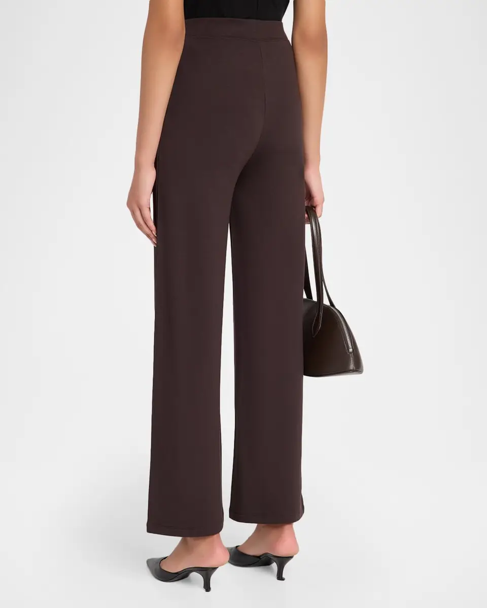 MAJESTIC FILATURES Wide-Leg French Terry Pants | Thumbnail 3 MAJESTIC FILATURES Wide-Leg French Terry Pants | Thumbnail 3