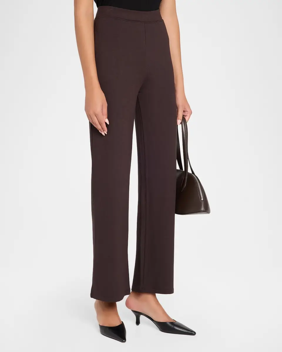 MAJESTIC FILATURES Wide-Leg French Terry Pants | Thumbnail 4 MAJESTIC FILATURES Wide-Leg French Terry Pants | Thumbnail 4