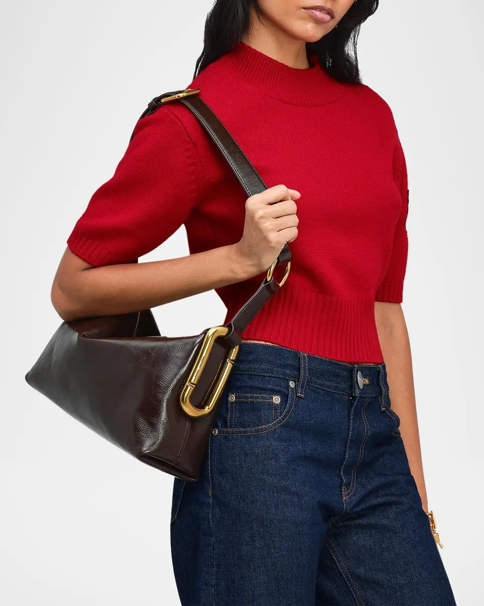 Marc Jacobs Scene Large Crinkle Leather Shoulder Bag | Thumbnail 2 Marc Jacobs Scene Large Crinkle Leather Shoulder Bag | Thumbnail 2