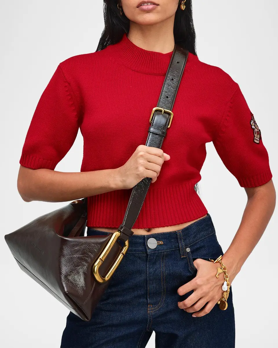 Marc Jacobs Scene Large Crinkle Leather Shoulder Bag | Thumbnail 5 Marc Jacobs Scene Large Crinkle Leather Shoulder Bag | Thumbnail 5