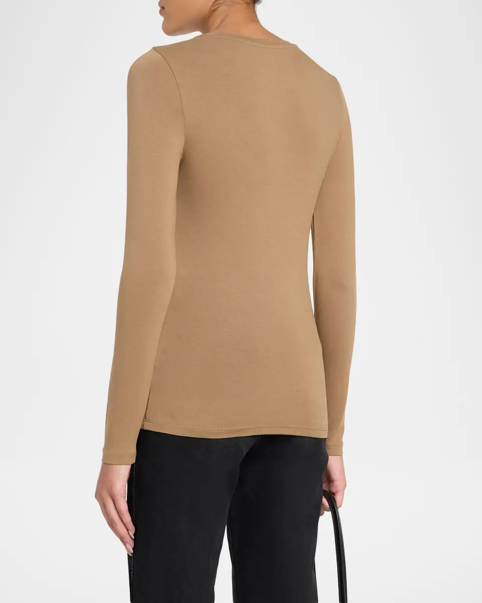 MAJESTIC FILATURES Soft Touch Long-Sleeve Crewneck T-Shirt | Thumbnail 3 MAJESTIC FILATURES Soft Touch Long-Sleeve Crewneck T-Shirt | Thumbnail 3