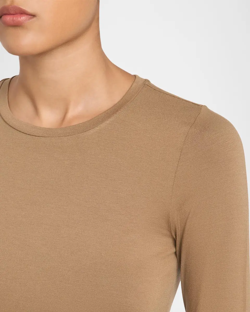 MAJESTIC FILATURES Soft Touch Long-Sleeve Crewneck T-Shirt | Thumbnail 5 MAJESTIC FILATURES Soft Touch Long-Sleeve Crewneck T-Shirt | Thumbnail 5