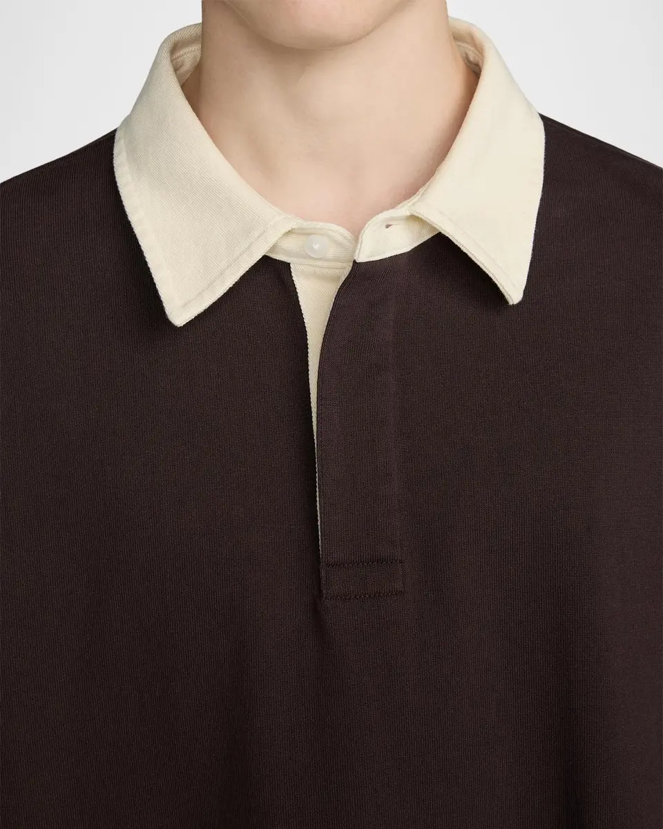 Frame Men's Cotton Rugby Shirt | Thumbnail 5 Frame Men's Cotton Rugby Shirt | Thumbnail 5