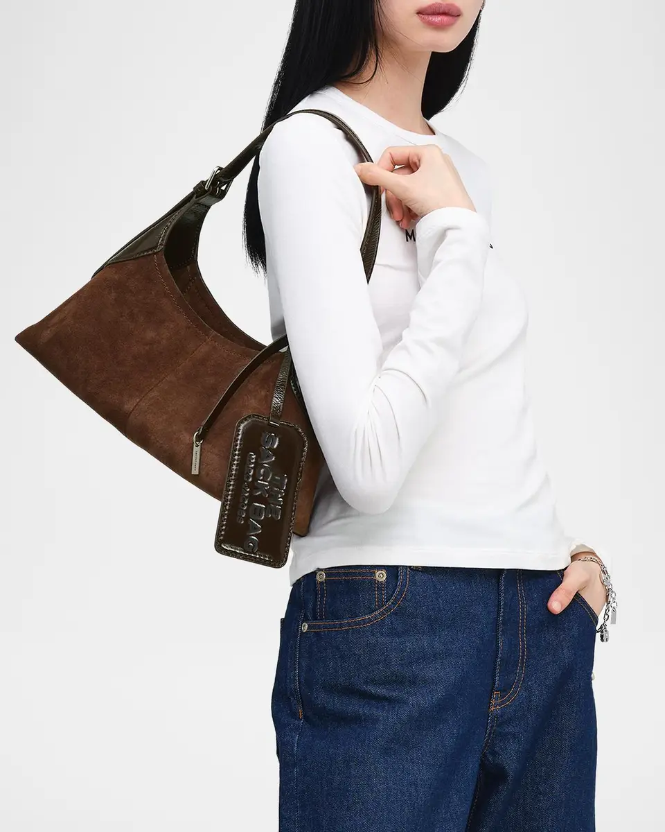Marc Jacobs Small Belted Suede Sack Bag | Thumbnail 2 Marc Jacobs Small Belted Suede Sack Bag | Thumbnail 2