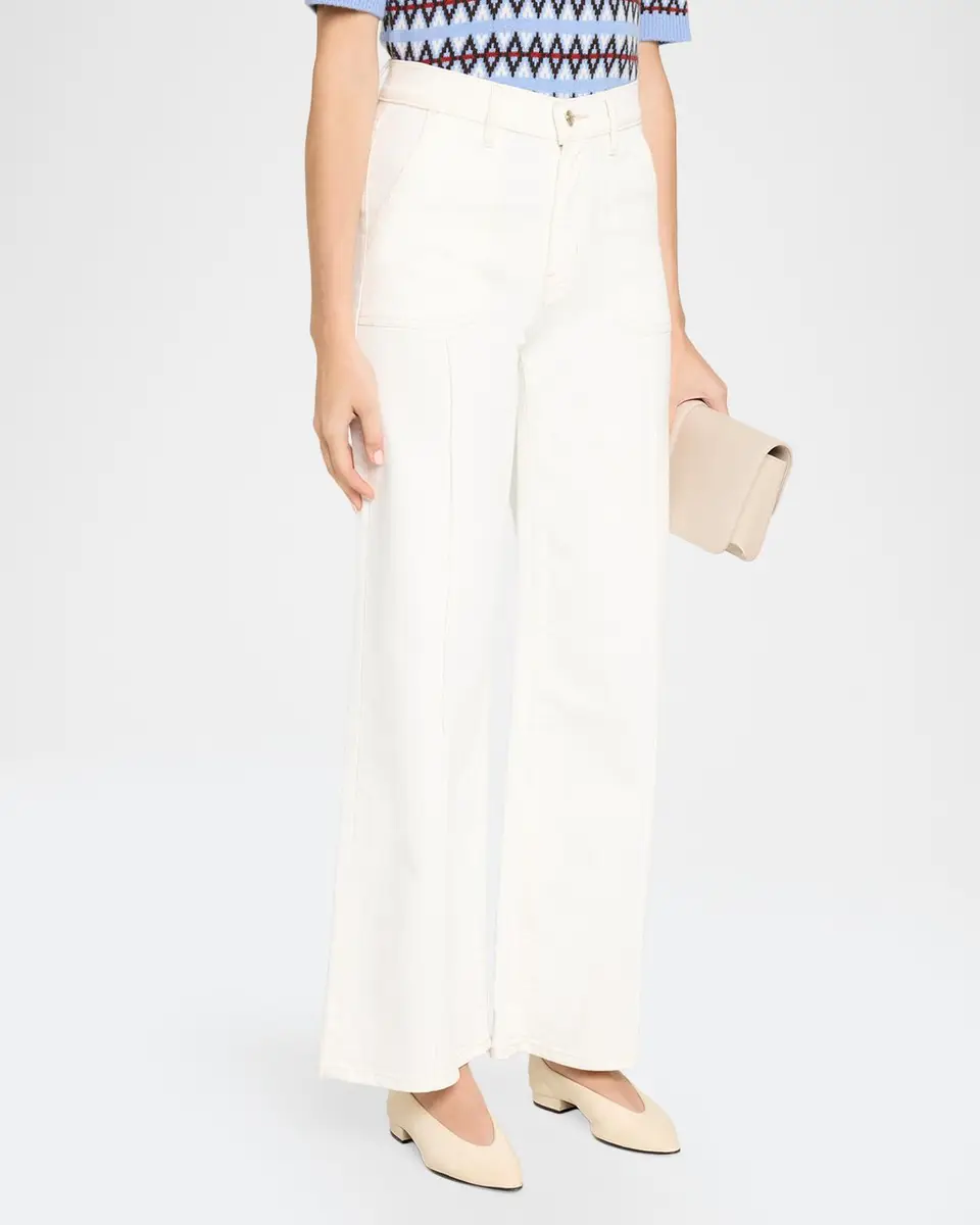 Frame Le Slim Palazzo Pants | Thumbnail 4 Frame Le Slim Palazzo Pants | Thumbnail 4