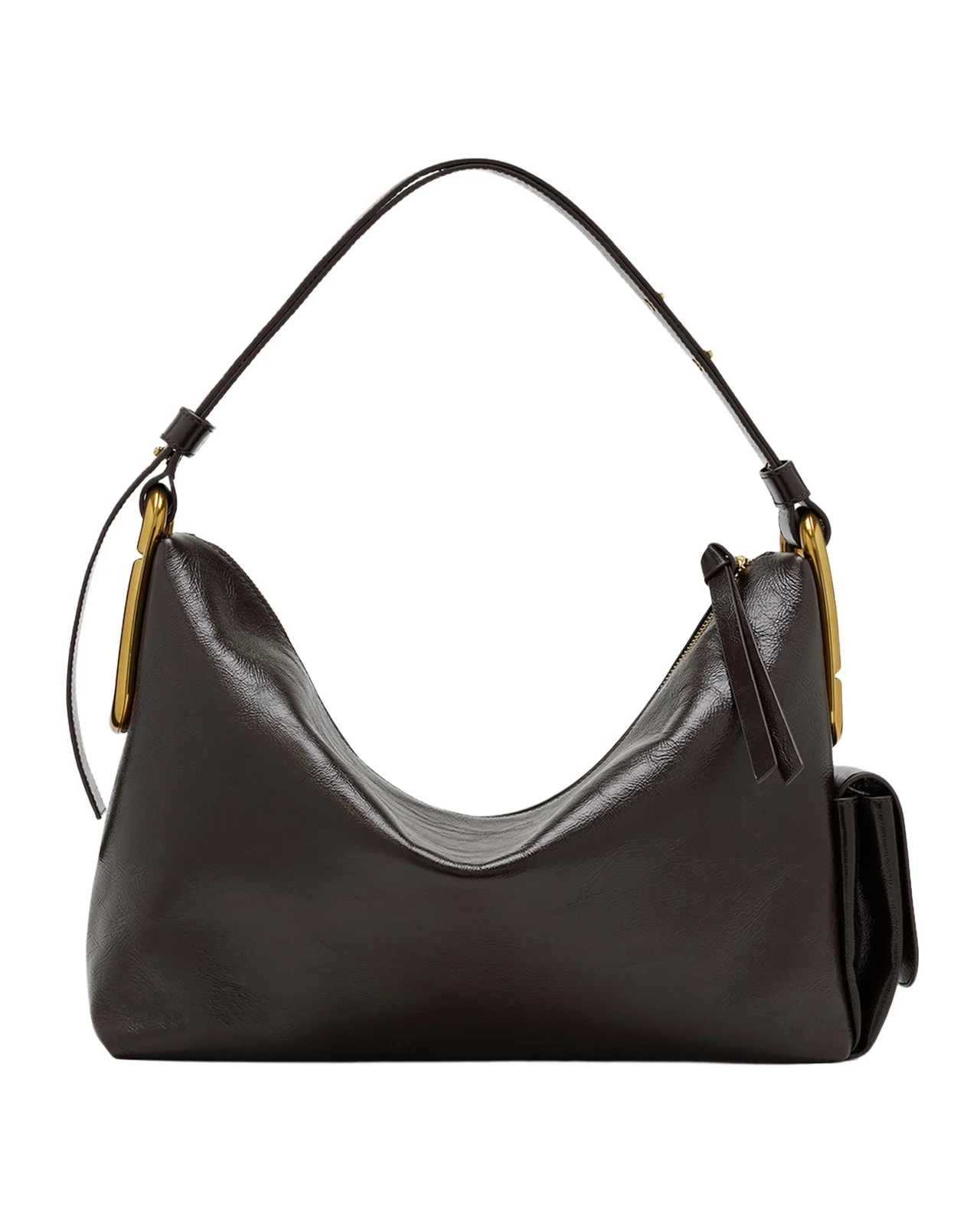Marc Jacobs The Scene Large Crinkle Leather Shoulder Bag
