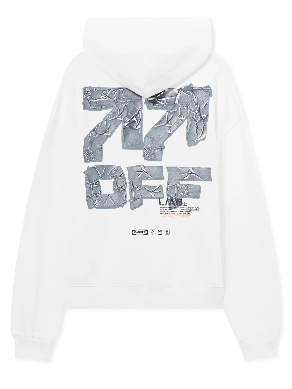 Off-White L/AB Off Active Tape Hoodie