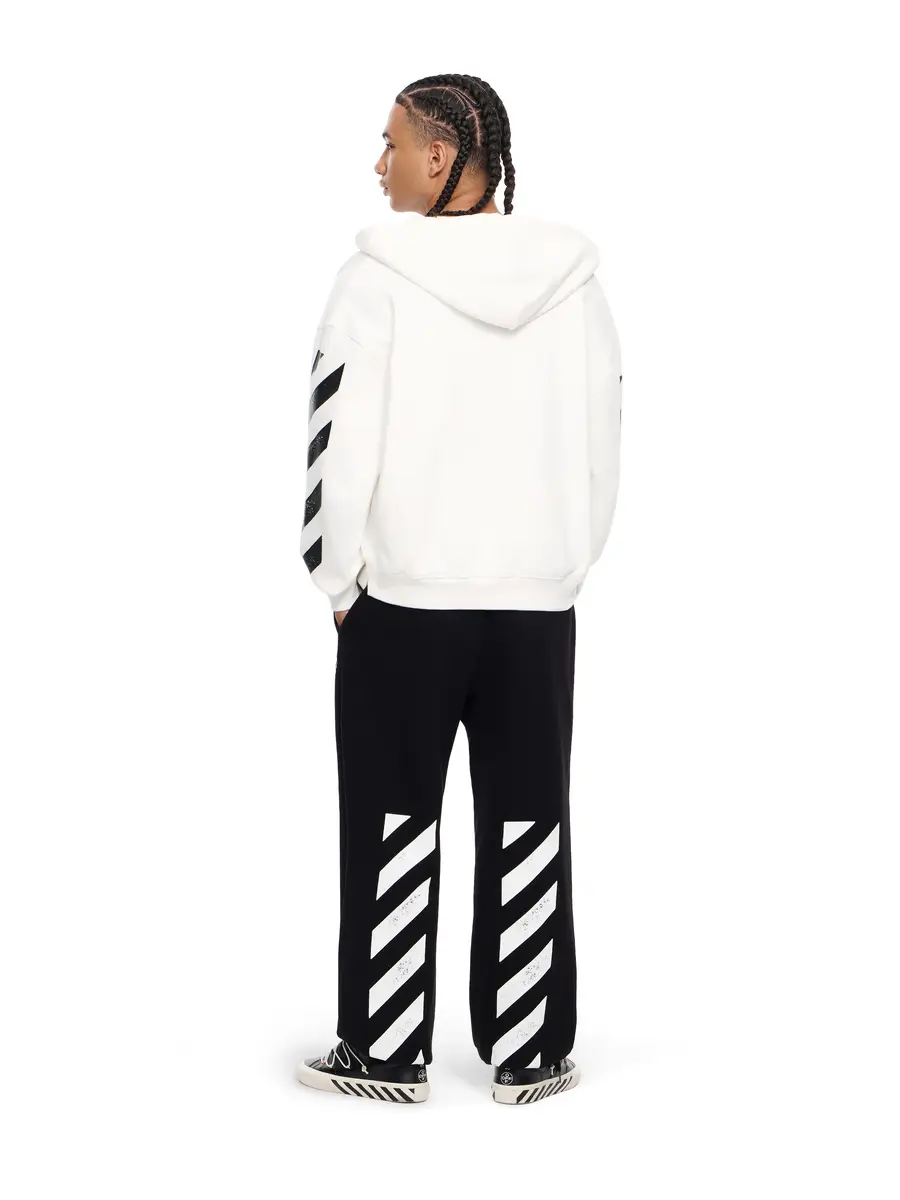 Off-White L/AB Core Diagonal Zip Hoodie | Thumbnail 4 Off-White L/AB Core Diagonal Zip Hoodie | Thumbnail 4