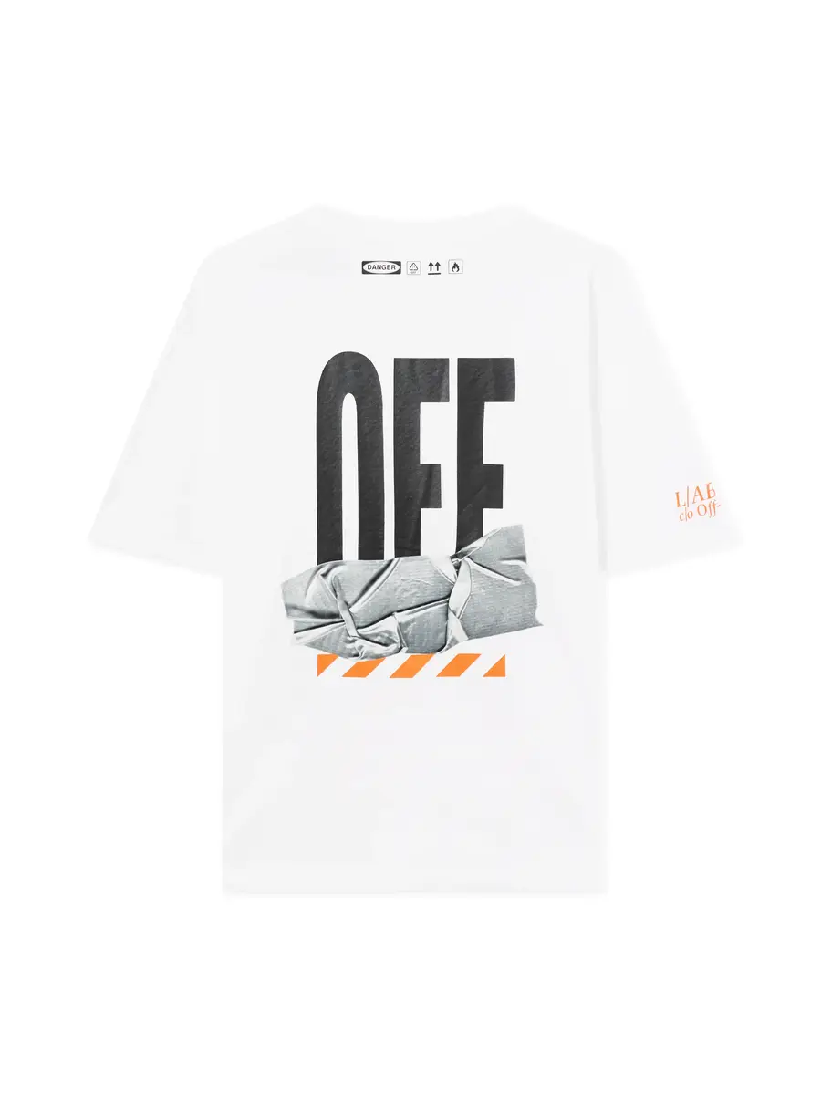 Off-White L/AB Off Active Duct Tape T-Shirt | Image 1 Off-White L/AB Off Active Duct Tape T-Shirt | Image 1