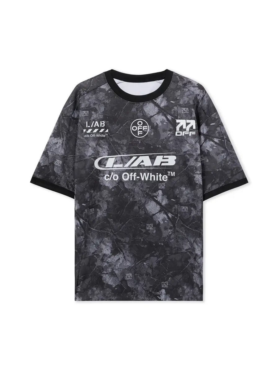 Off-White L/AB Camo Soccer T-Shirt | Thumbnail 2