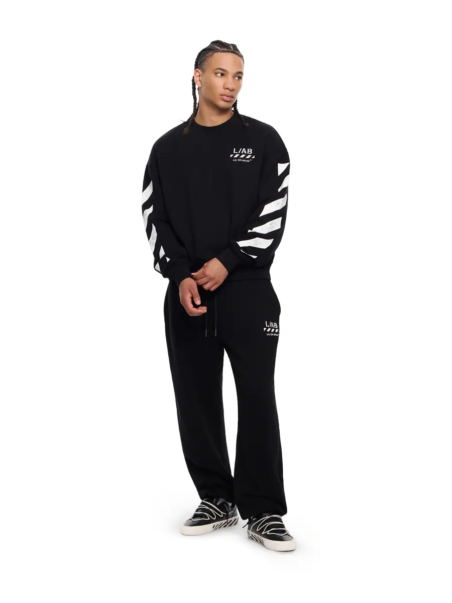 Off-White L/AB Diagonal Crewneck Sweatshirt | Thumbnail 3 Off-White L/AB Diagonal Crewneck Sweatshirt | Thumbnail 3