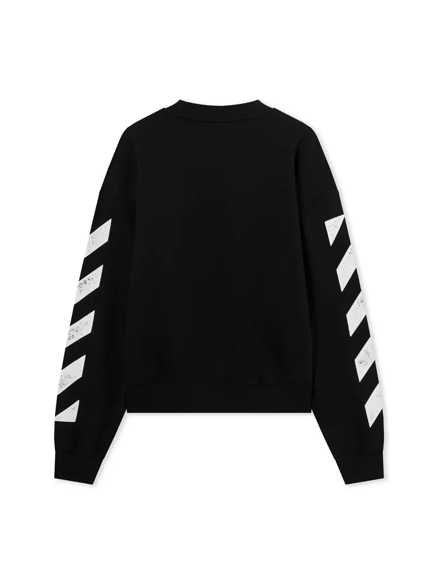 Off-White L/AB Diagonal Crewneck Sweatshirt | Image 1 Off-White L/AB Diagonal Crewneck Sweatshirt | Image 1