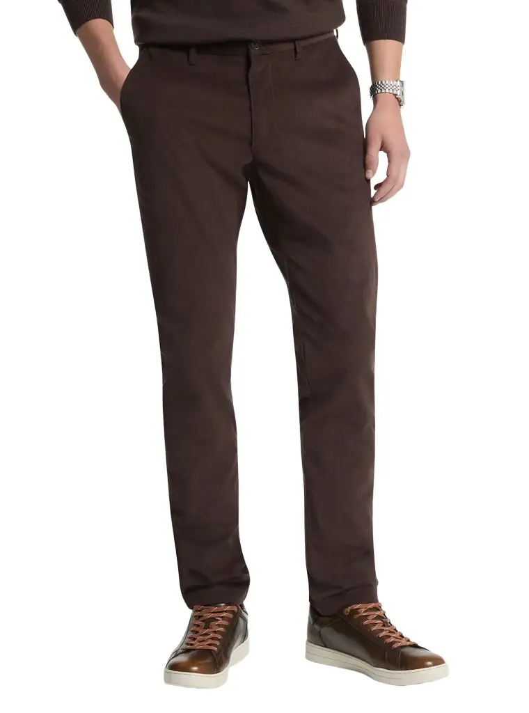 Michael Kors Collection Slim-Fit Cotton Blend Corduroy Pants | Image 1 Michael Kors Collection Slim-Fit Cotton Blend Corduroy Pants | Image 1