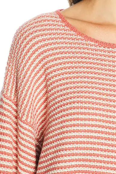 DONNI. The Cotton Knit Stripe Sweater | Thumbnail 5 DONNI. The Cotton Knit Stripe Sweater | Thumbnail 5